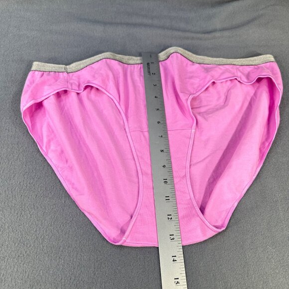 Hanes Womens Size 12 Panty Brief Just My Size Pink New Without Tags - Picture 5 of 6